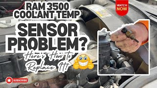 RAM 3500 Coolant Temp Sensor Problem? Here’s How to Replace It! #Uniquely-DOUBLEBEE #ramtrucklife