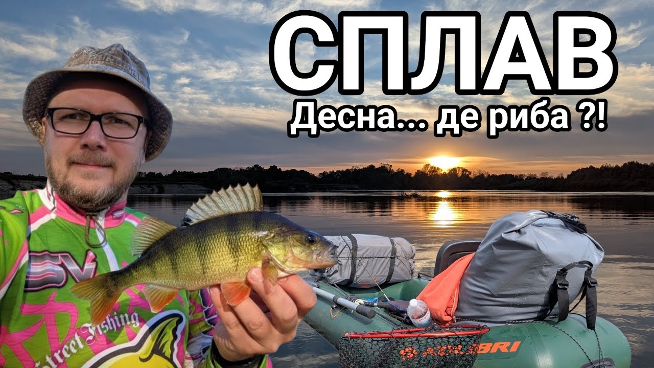 Сплав по Десні ! 28км за дві доби ! Трофей втік !