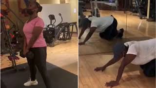 Before and After working with Alana's trainers!
