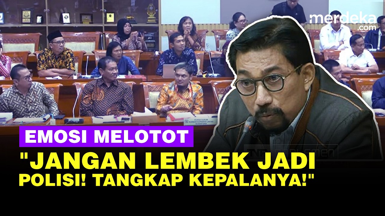 Meledak Emosi Komisi III Depan Dirreskrimsus Polda Jateng: Jangan Lembek-Lembek Jadi Polisi!