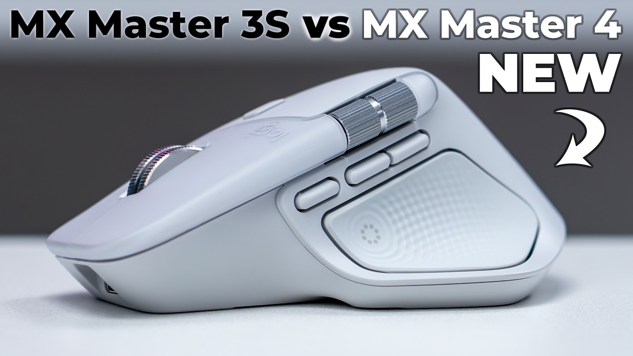 Logitech MX Master 4 vs MX 3S – Should You ACTUALLY Upgrade? - YouTube