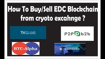 #edc blockchain #ecrofund / how to buy/sell edc blockchain coin on exchange