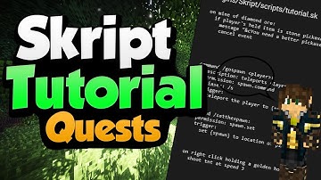 Minecraft Skript Tutorial: Quests | Minehut (March 2020)