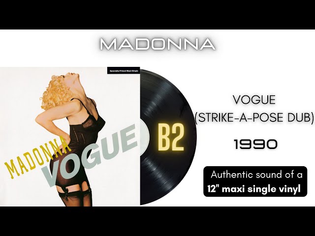 マドンナ　VOGUE　UK盤 貴重 12” シングルレコード　SAM 659 MADONNA マドンナ VOGUE UK盤 貴重 12” シングルレコード ： SAM 659