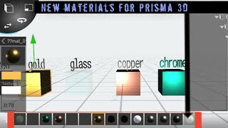 New Materials For Prisma 3D Prisma 3D Tutorial