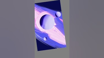 How to draw a Galaxy artwork /in mobile/Autodesk sketchbook/digital painting #autodesksketchbook