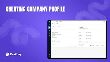 How to start setting company (MSP) details in DeskDay