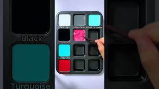 Relax With Beautiful Colors. #asmr #mix #colormixing #mixing #colors #satisfying #art