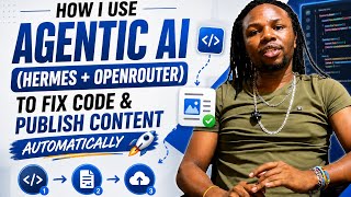 How I Use Agentic AI (Hermes + OpenRouter) to Fix Code & Publish Content Automatically 🚀