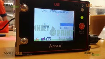 InkjetPrint   U2 Standard Create new message instruction and Edit message