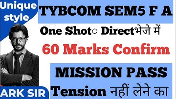 FINANCIAL ACCOUNTS sem5|TYBCOM Sem5|2025 Exam |Most Imp QUESTION| MUMBAI UNIVERSITY Solution|ARK sir