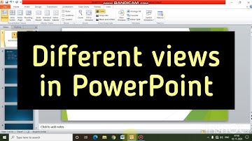 Different views in PowerPoint