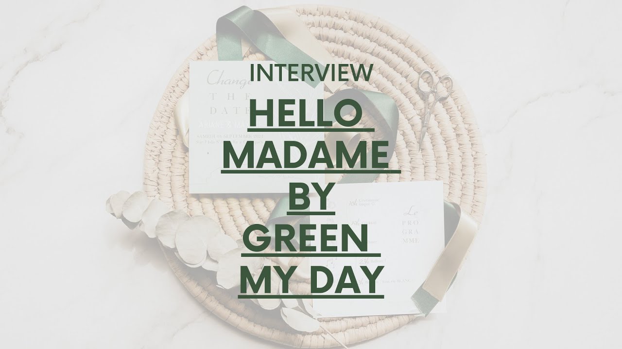 Papeterie eco-responsable - Interview HELLO MADAME