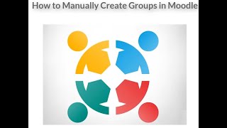 How to manually create groups