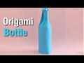 Origami bottle easy