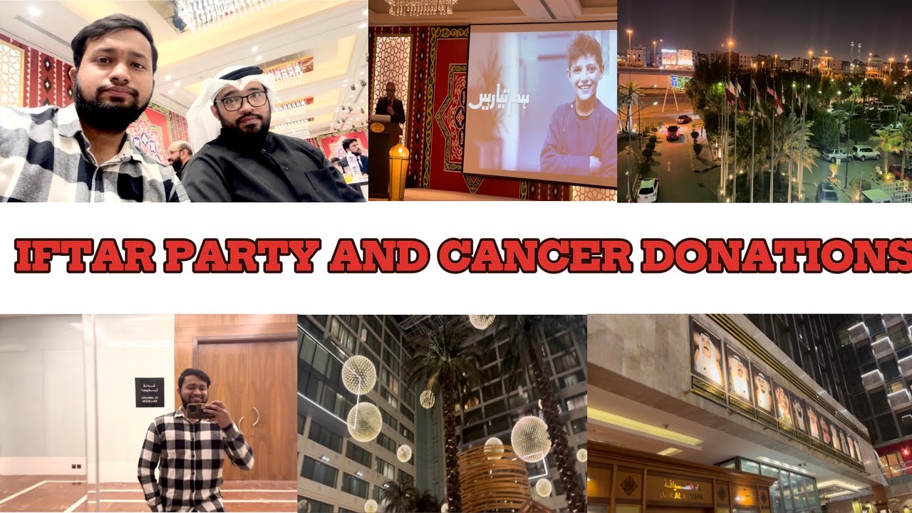 IFTAR PARTY AND CANCER HOSPITAL DONATIONS IN CROWNE PLAZA KUWAIT