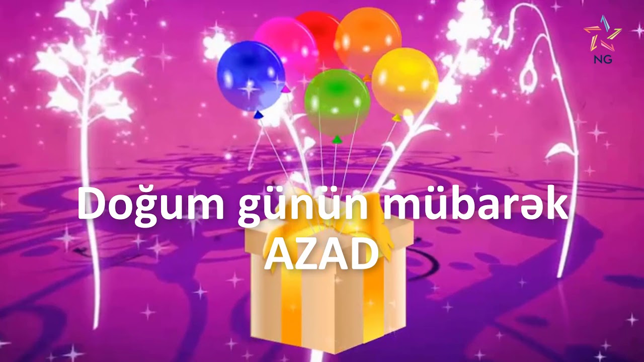 Doğum günü videosu - AZAD