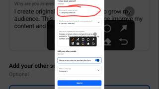 Submit your interest form for Content MonetizationWe'll review your interest form and Short Video