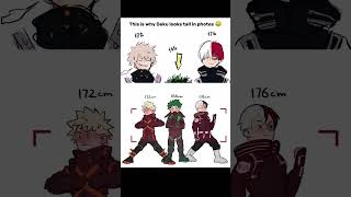 This is why Deku looks tall in photos 😂 #myheroacademia #mha #anime #memes This is why Deku looks tall in photos 😂 #myheroacademia #mha #anime #memes