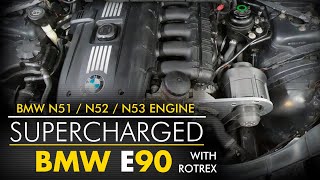 Nebraska R1 Supercharger Kit | BMW E90 | N51/N52/N53 | ROTREX C38
