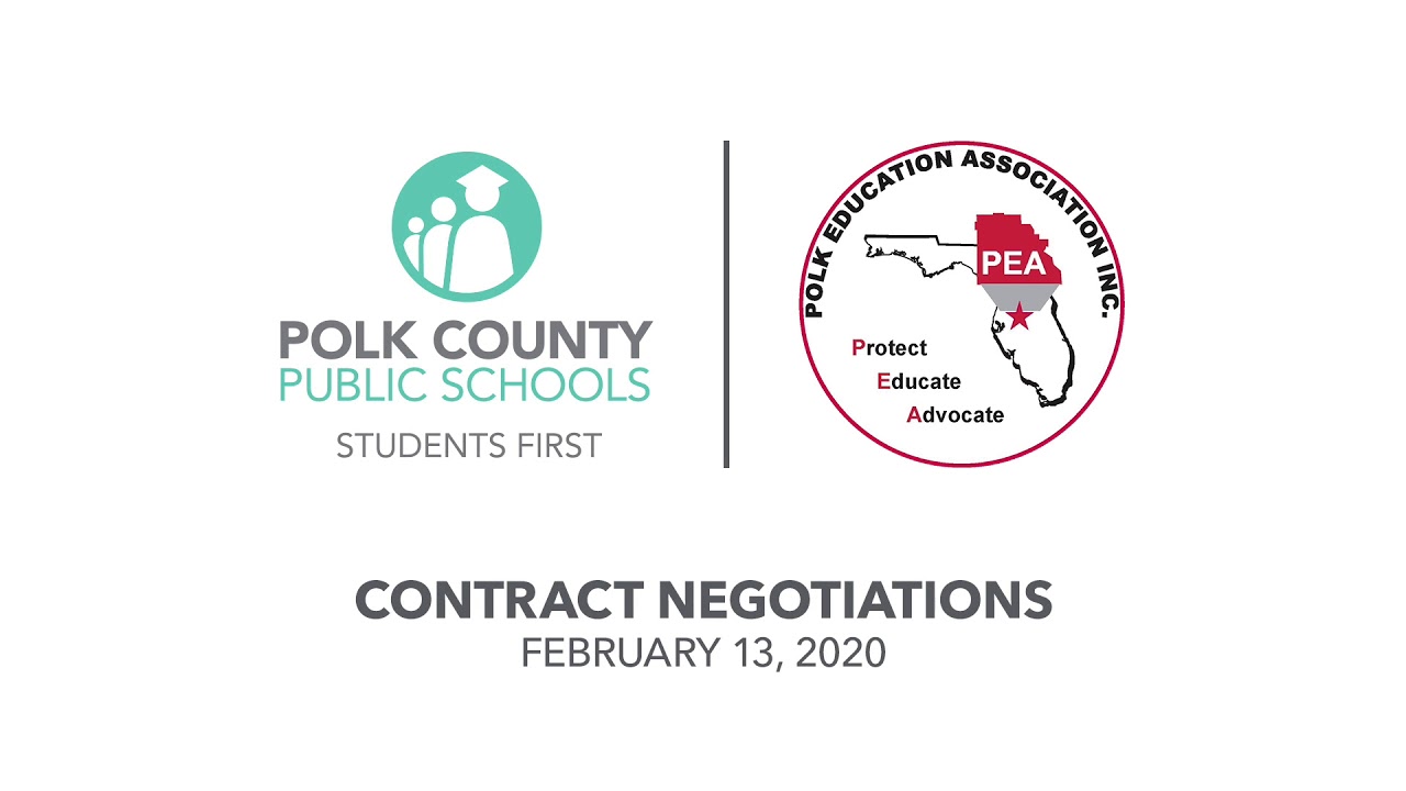 Polk County Public Schools Polk Education Association Contract