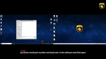 EZCAD2 serial communication