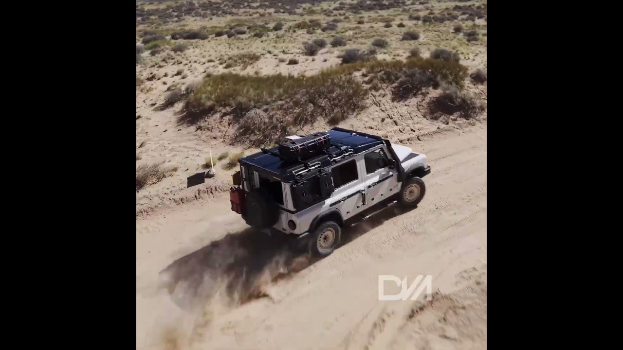 DVA Rear Ladder Accessory Carrier for INEOS Grenadier - Gen 2 Heavy Duty Mount System