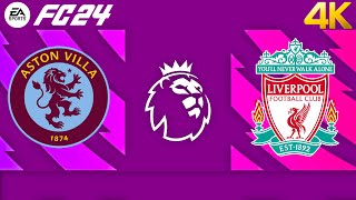 FC 24 - Aston Villa vs Liverpool - Premier League Match - PS 5™ [4K60]