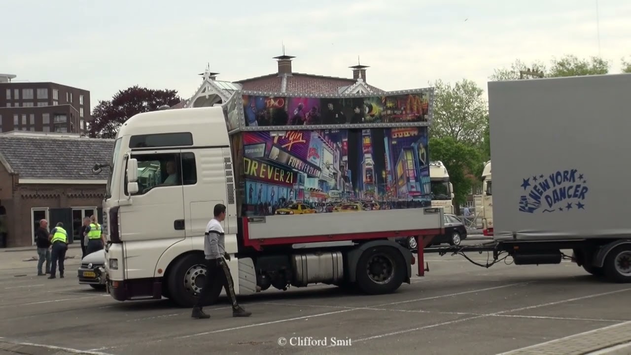 kermis Purmerend 2022 transport en opbouw Deel 3