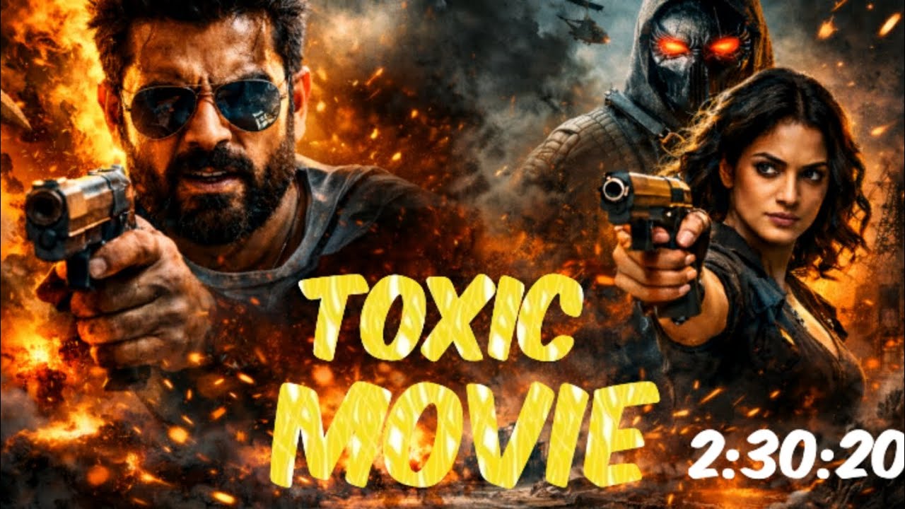 Toxic Hindi dubbed full hd movie। Rocking star  Yash। Geetu mohandas। 