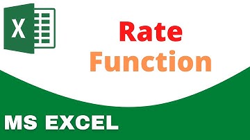 Rate Formula In MS Excel (हिन्दी में) | Anil Computers - Best Computers Institute In Udaipur