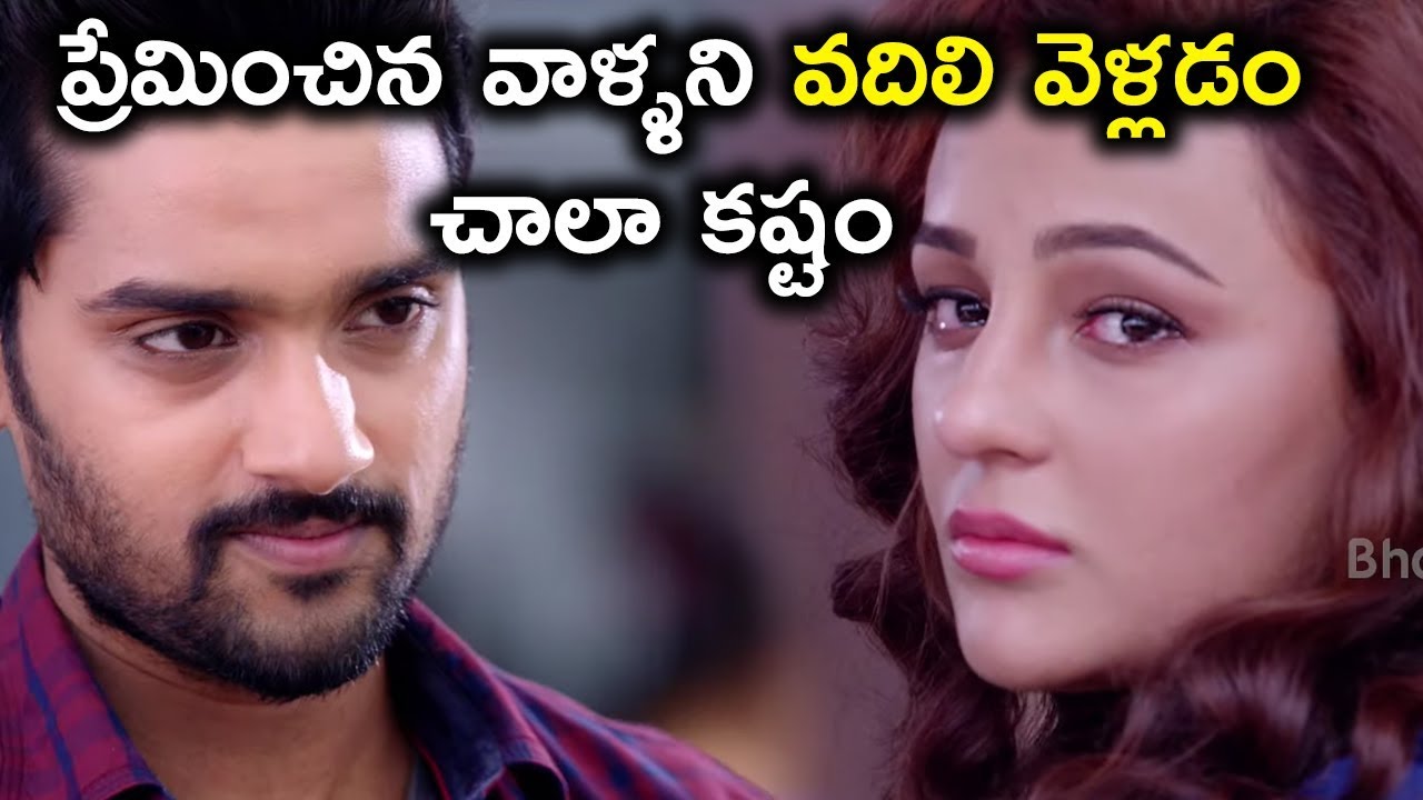ప్రేమించిన వాళ్ళని వదిలి వెళ్లడం కష్టం - Latest Telugu Movie scenes - Sumanth Ashwin, Seerat Kapoor 2019 latest telugu movies list