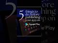 [37/90] Publishing your app on playstore? Pause &amp; Read 👆🏻💬 #coding #googleplaystore #apps