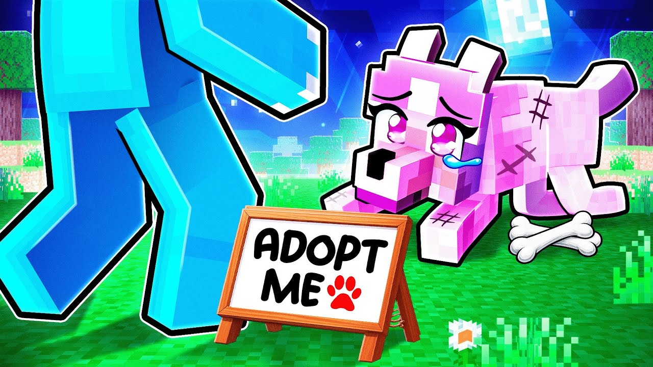 We ADOPTED a SAD WOLF in Minecraft!