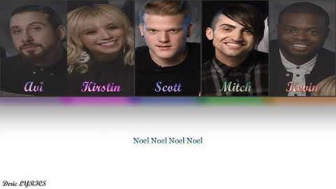 Thumbnail of Pentatonix - The First Noel (Color Coded Lyrics)
