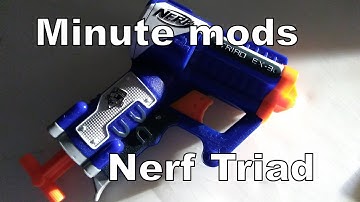 [Nerf minute mod] Nerf Triad EX-3 mod - quick and easy!