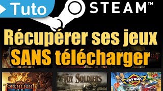 [TUTO Steam] : Récupérer / Déplacer ses jeux SANS les télécharger (bidouille officielle)