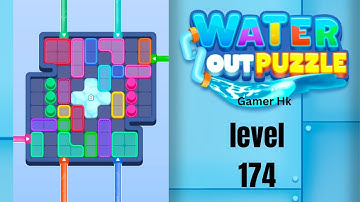 Water out puzzle level 174 Walkthrough Solution 