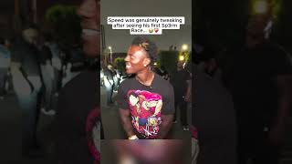 Speed was genuinely tweaking after seeing his first Sp3rm Race...😭❤️‍🩹 #smnnracing #fyp #ishowspeed Net Worth