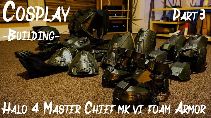 Cosplay - Build Halo 4 MK VI Master Chief foam armor Part 3 - sealing and painting
