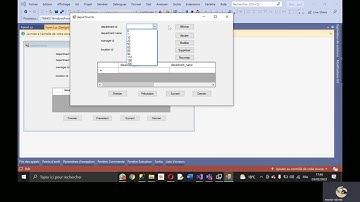 7- ADO .NET: Mode Connecté: Bouton Supprimer