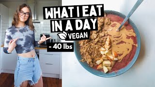 WHAT I EAT IN A DAY//Plant based weight loss
