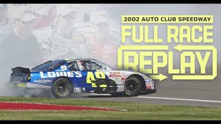 NASCAR Full Race: Jimmie Johnson's first Cup Series win | Auto Club Speedway 2002