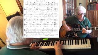 Que reste-t-il de nos amours - I Wish You Love - guitar & piano jazz cover - Yvan Jacques chords
