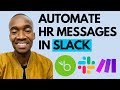 Automate HR Messages in Slack using BambooHR and Make.com