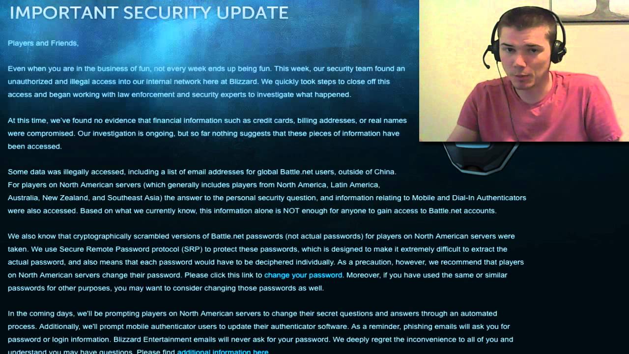 Blizzard's Battle.net hacked, change your passwords now - gHacks Tech News