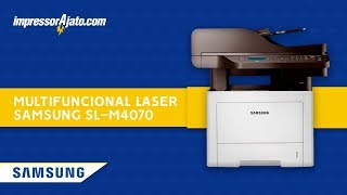 Видео DEMONSTRAÇÃO | Multifuncional Laser Samsung SL-M4070 (автор: ImpressorAjato)