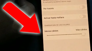 ¿Cómo poner luz amarilla en iPhone?