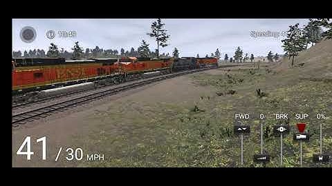 Trainz Simulator 3 - long BNSF Coal Train with CSX and BNSF grinstein