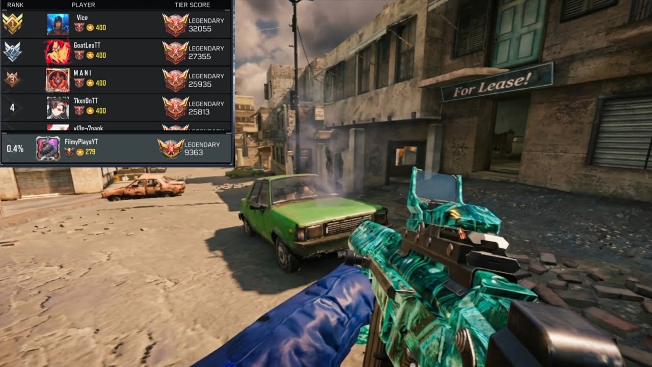 LAG 53 Best Gunsmith top 0.4% leaderboard legendary Rank gameplay Call of duty mobile 